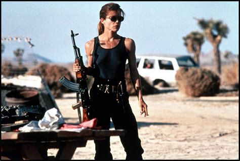 Linda Hamilton As Sarah Connor From Terminator One Of The Biggest