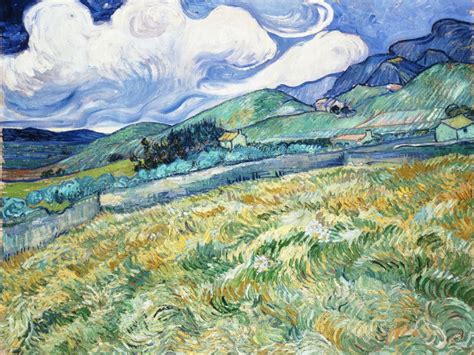Van Gogh Vincent Landscape from Saint Rémy Fine Art Print Poster