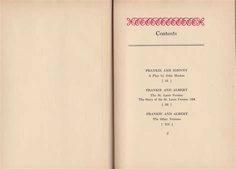 John Hustons 1930 Play Frankie And Johnny Dedicated To Dorothy