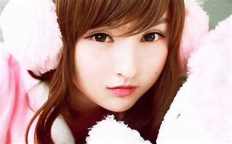 free download beautiful korean asian girl cute eyes lips hd wallpaper 1440x900 [1440x900] for
