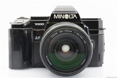 The First Autofocus Slr Minolta 7000 Vintage Photo