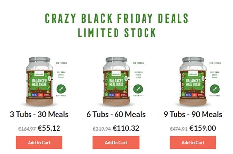 The Best Black Friday Meal Replacement Deals In 2020 Latestfuels