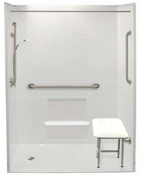 Five Piece In X In Wheelchair Accessible Shower Accessible Shower Shower Stall