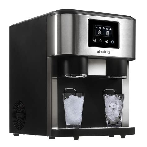 Electriq Counter Top Ice Maker With Ice Crusher And Water Dispenser In