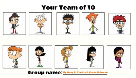My Gang In The Loud House Universe By Ptbf2002 On Deviantart