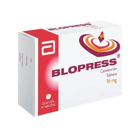 Blopress 16 Mg 14 Tabletas Walmart