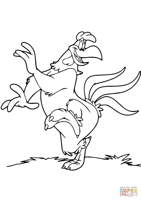 Free coloring pages and coloring books for kids. Looney Tunes Foghorn Leghorn coloring page | Free ...