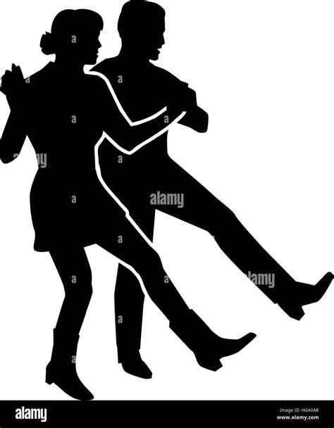 Line Dancing And Cowboy Black And White Stock Photos And Images Alamy