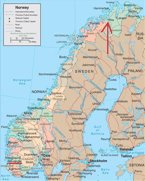 Alta Norway Map
