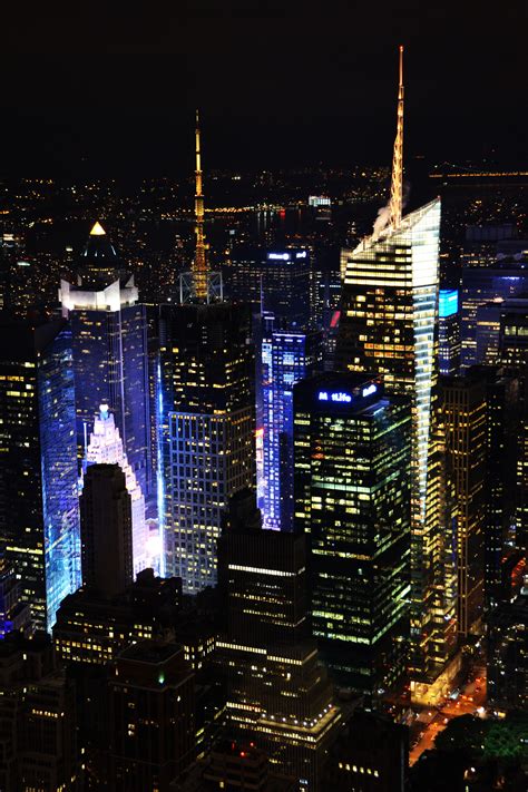 Images Gratuites Lumière Horizon Nuit Gratte Ciel New York