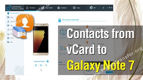 How To Import Contacts From Vcard To Galaxy Note 7 Vcf To Samsung Note