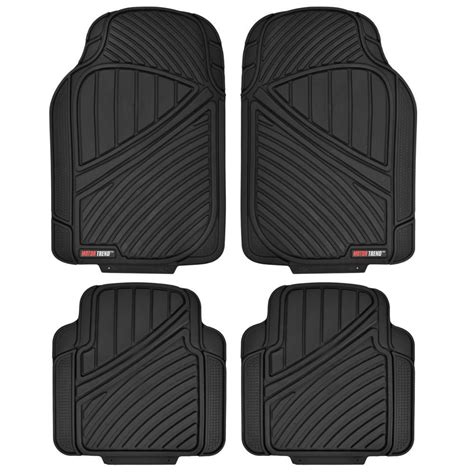 Motor Trend Flextough Mt 774 Black Heavy Duty 4 Piece All Weather