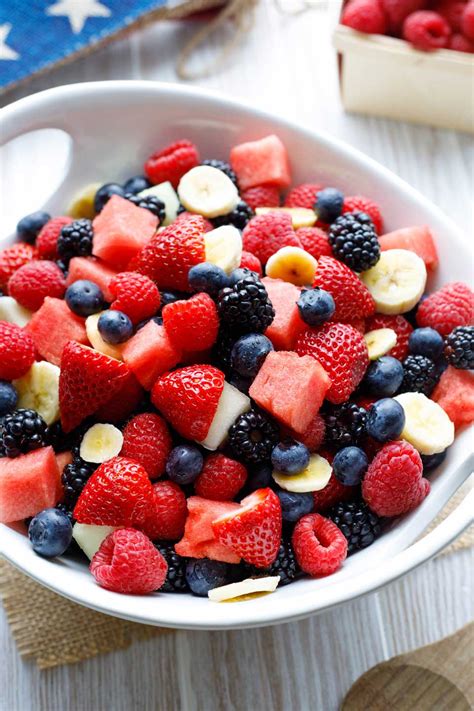 Fruit salad is a staple of hotel breakfast buffets and brunch spots (and hospital cafeterias and elementary schools) everywhere—but it's rarely any good. So easy, but so gorgeous! This basic, easy fruit salad ...