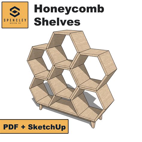 Honeycomb Shelves Plans — Spencley Design Co