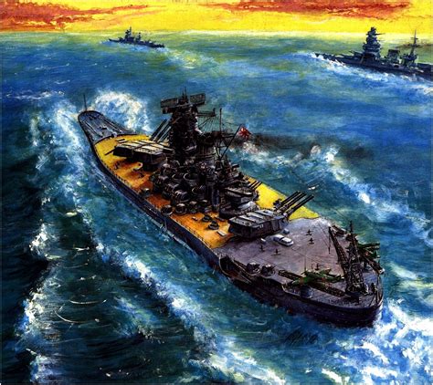 Ijn Yamato Via Imgur Imperial Japanese Navy Battleship Yamato Class