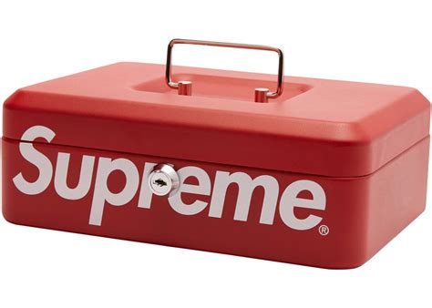Supreme Supreme Fw17 Red Lock Box Grailed