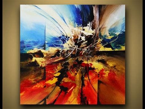 Abstract Painting DEMO 7 - Acrylic painting speed painting