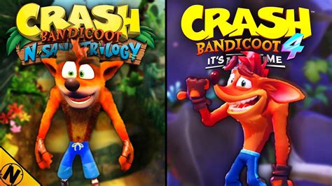 Crash Bandicoot 4 Demo Vs N Sane Trilogy Direct Comparison Youtube