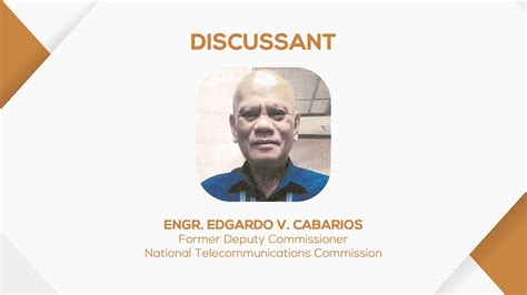 Pidsph On Twitter Now Engr Edgardo Cabarios Provides Insights On