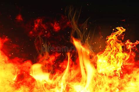 Big Red Fire Flames Overlay Particles Texture Perfect Smoke Fire