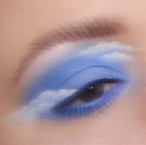 Baby Blue Aesthetic Aesthetic Clouds Makeup White Aesthetic