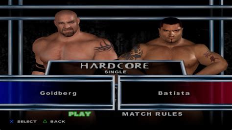 Wwe Smackdown Here Comes The Pain Goldberg Vs Batista Hardcore