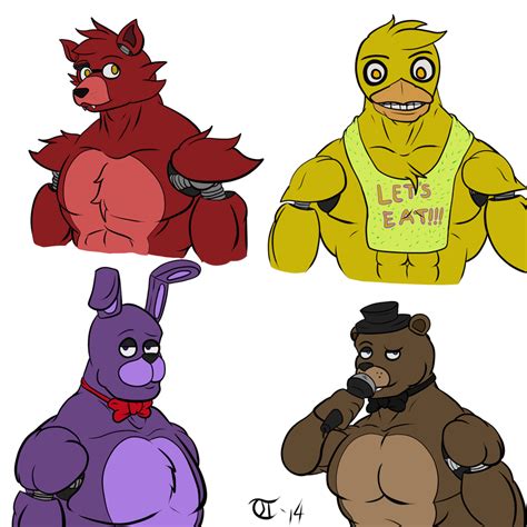 Fnaf Gang Hit The Gym By Goldpaladinsevlow On Deviantart