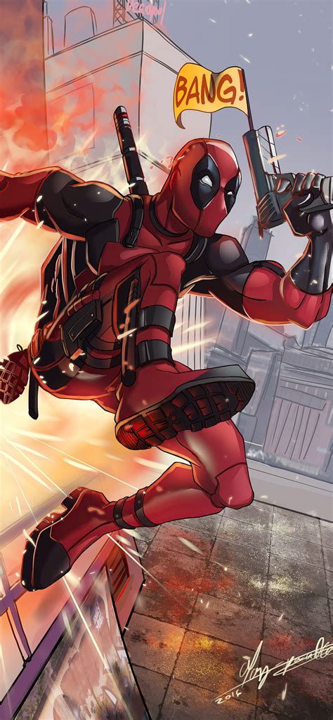 1242x2688 Deadpool Away From Attack Iphone Xs Max Hd 4k Wallpapers