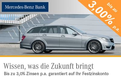 Festgeld konditionen und laufzeit im test! Mercedes-Benz Bank - Test, Erfahrungen, Bewertungen, Meinungen