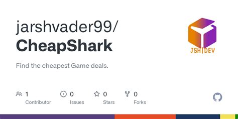 Github Jarshvader99cheapshark Find The Cheapest Game Deals