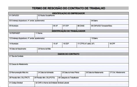 Ebc Novo Termo De Rescisão De Contrato De Trabalho Será Obrigatório