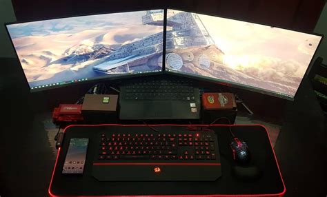 My Desk Setup For Gaming And University Rbattlestations