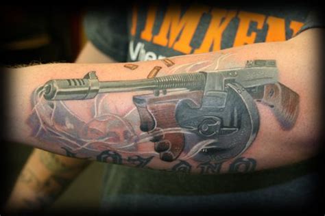 Tommy Gun Tattoo Tattoo Insperation Tattoos Guns Inked Magazine