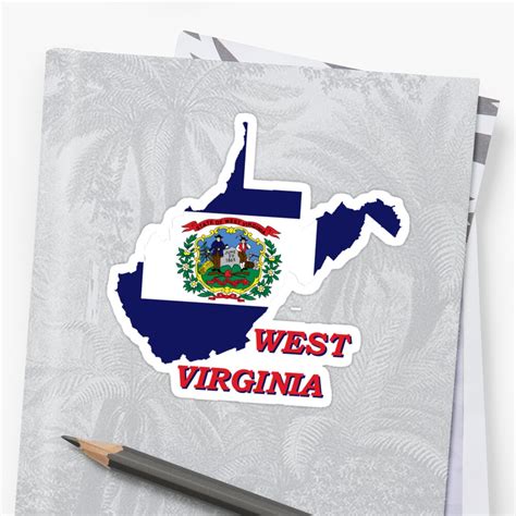 West Virginia State Flag Sticker By Peteroxcliffe Redbubble