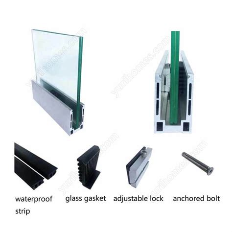 Hollow Aluminum Channel For Glass Railings Yurihomes Glass Railing Railing Channel Glass