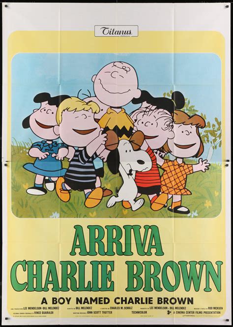 A Boy Named Charlie Brown Movie Poster 1970 Italian 4 Foglio