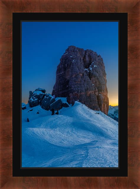 Sunrise On Snow And Dolomite Mountains Italy Photo Print Photos By