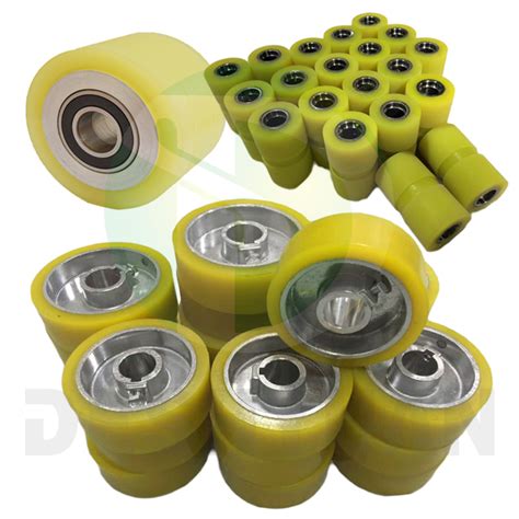 Industrial Rubber Wheels Custom Wear Resistant Polyurethane Rubber Wheels