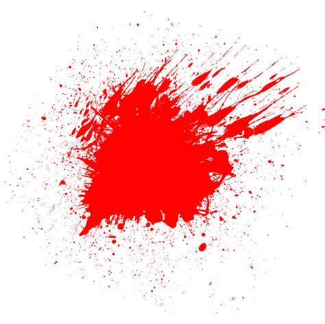 Red Blood Splatter