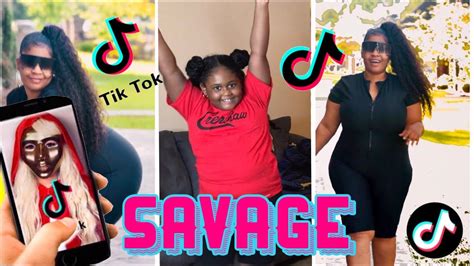 i m a savage tik tok dance compilation youtube