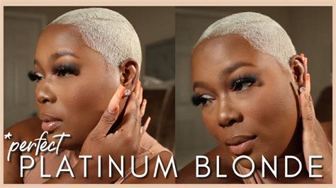 How To Get The Perfect Platinum Blonde Hair Root Retouch Using Clairol Pro Plex Line