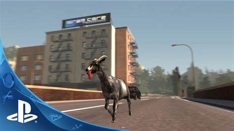 Goat Simulator Launch Trailer Ps4 Youtube