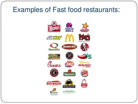 Types Of Restaurants