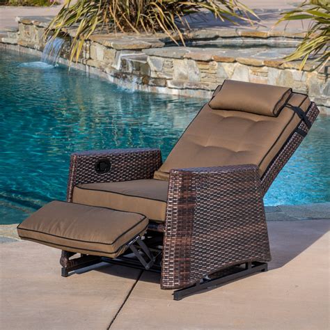 You deserved a lounge chair that is easy to set up; Christopher Knight Home CKH Outdoor Wicker Recliner ...