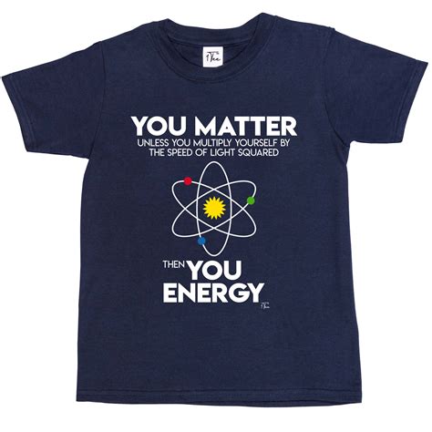 1tee Kids Boys You Matter Science T Shirt Ebay