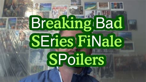 Breaking Bad Series Finale Spoilers Youtube