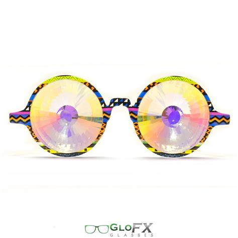Glofx Tribal Kaleidoscope Prismatic Glasses Rainbow Wormhole Etsy