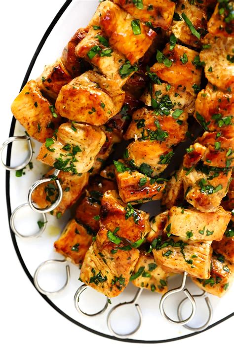 The Juiciest Grilled Chicken Kabobs Gimme Some Oven