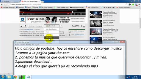 We did not find results for: como descargar musica de youtube sin instalar ningun programa (facil y rapido) - YouTube