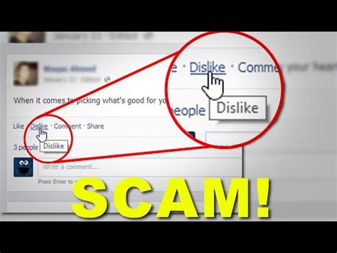 Top Facebook Scams In YouTube